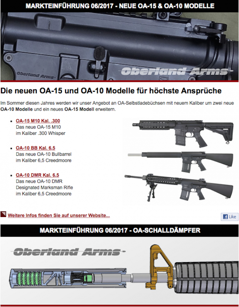 IWA 2018 - Neuheiten bei Oberland Arms - SPARTANAT