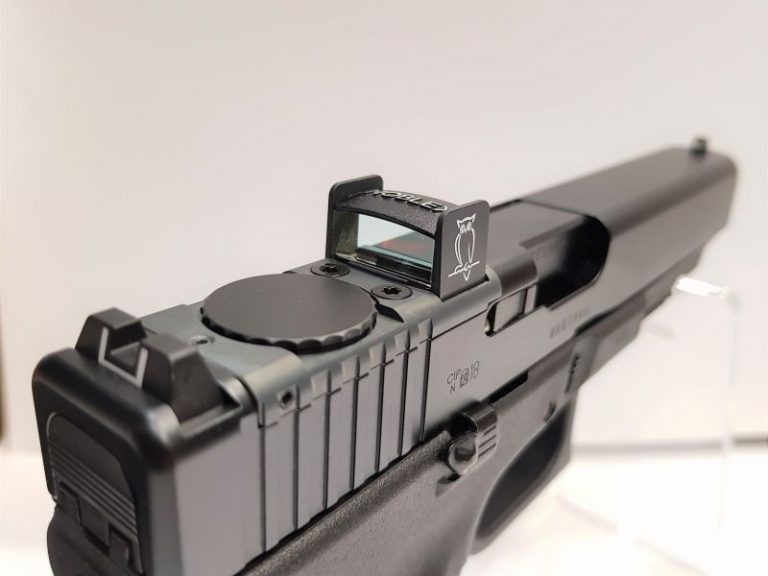 Integriertes Reflexvisier in der Glock Noblex Glock MOS sight SPARTANAT