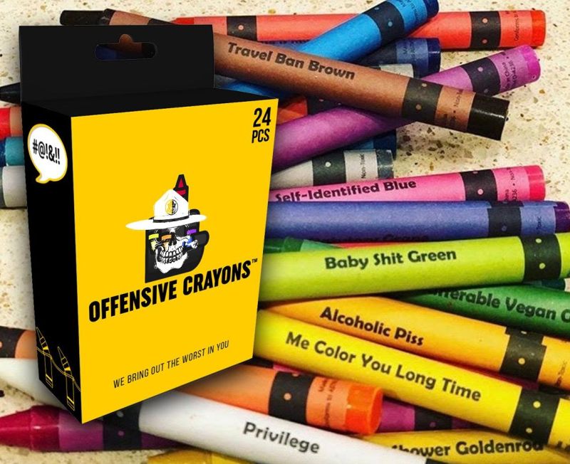 Offensive Crayons Der geschmacklose Malstift SPARTANAT