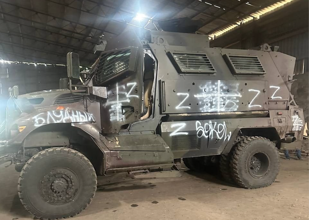 Erster Amerikanischer MRAP in Russland SPARTANAT