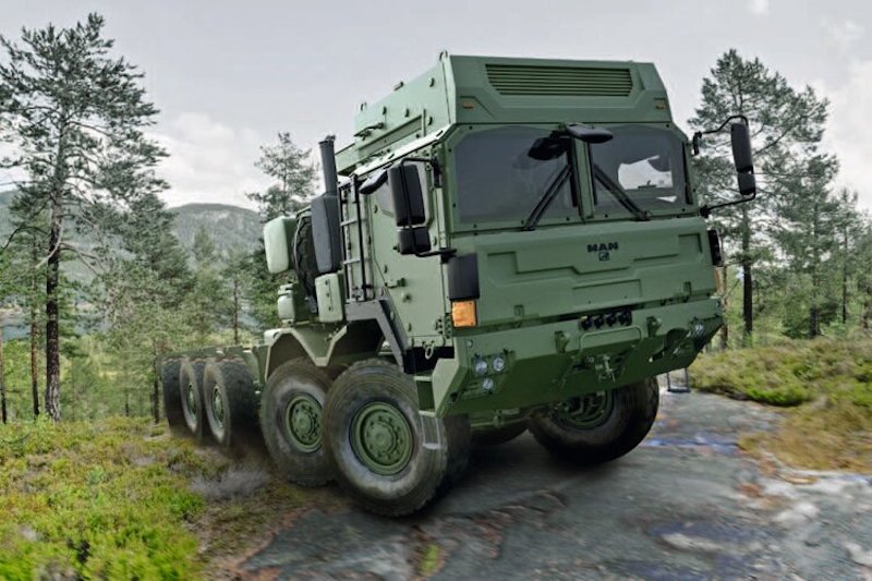 500 HX LKW für die British Army SPARTANAT